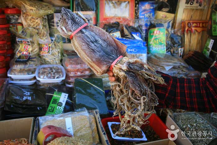 Dried squid straight from the fishing boat - Taean-gun, South Korea (https://codecorea.github.io)