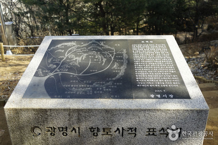 Historia local de Gwangmyeong-si en el parque Dodeoksan - Gwangmyeong, Corea del Sur (https://codecorea.github.io)