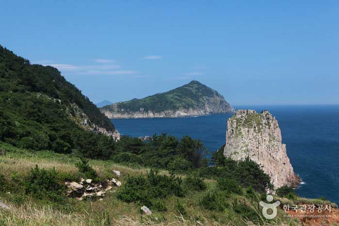 Visite de l'île du phare et retour à la marina - Tongyeong, Gyeongnam, Corée (https://codecorea.github.io)