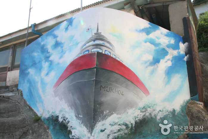 La peinture murale de Nongoldamgil - Donghae, Gangwon, Corée (https://codecorea.github.io)