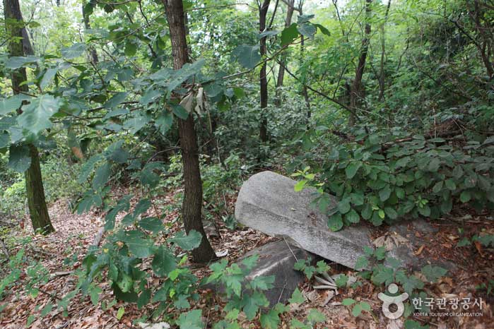 Pierres tombales et supérieurs tombés - Nowon-gu, Séoul, Corée (https://codecorea.github.io)
