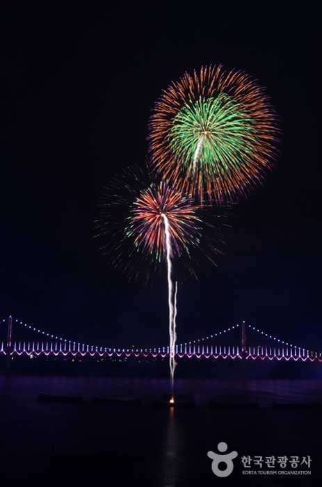 The fireworks you see in person are even more impressive. - Suyeong-gu, Busan, South Korea (https://codecorea.github.io)