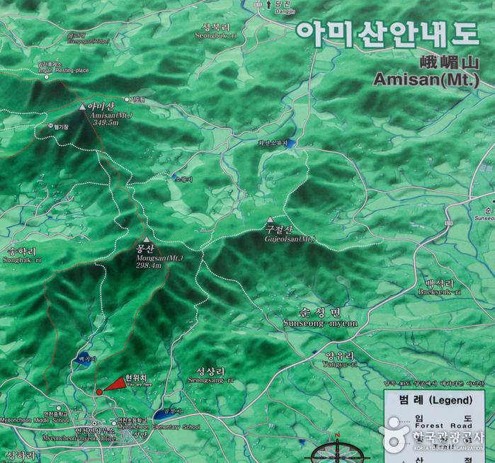 Танджин, Чунгнам, Монгсан · Амисан · Дабулсан - Танджин-си, Чхунчхон-Намдо, Корея