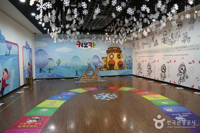 Sala de exposiciones de Kioka's Snowball World - Jung-gu, Seúl, Corea (https://codecorea.github.io)