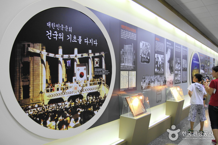 Hall d'exposition du bâtiment principal de l'Assemblée nationale 4F - Yeongdeungpo-gu, Séoul, Corée (https://codecorea.github.io)