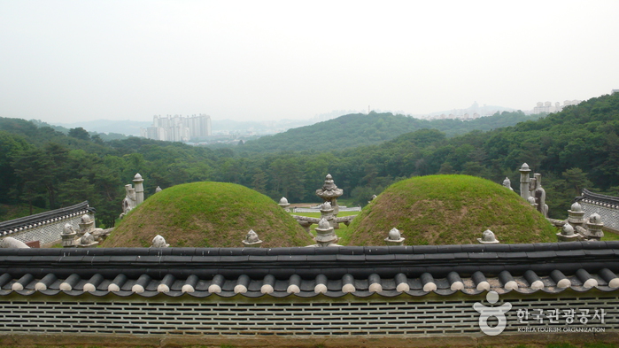 Le roi Seongneung, la tombe du roi Hyeonjong et de la reine Myeongseong - Guri-si, Gyeonggi-do, Corée (https://codecorea.github.io)