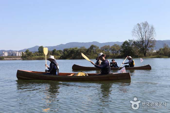 Guérir en canoë avec beaucoup de pagaie - Chuncheon, Gangwon, Corée (https://codecorea.github.io)