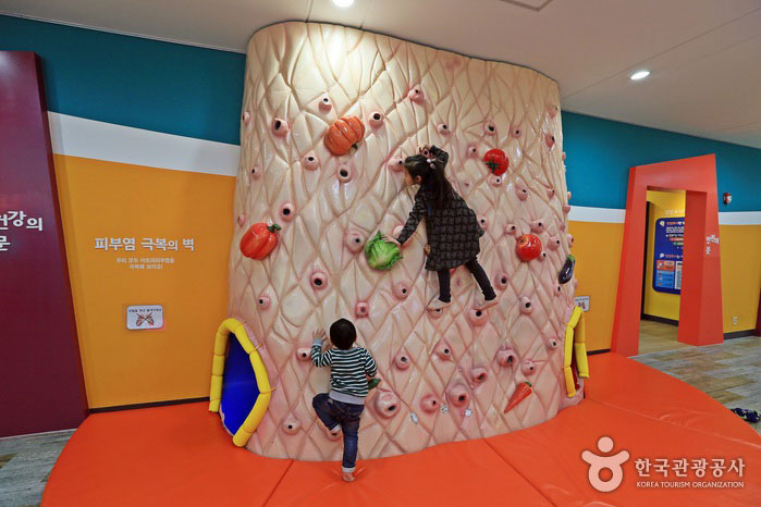 "Paredes para superar la dermatitis" decoradas con rocas artificiales - Bucheon, Corea del Sur (https://codecorea.github.io)