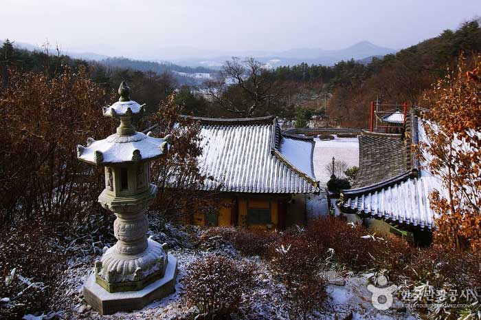 Paysage de la montagne Biamsa Mountain - Korea Sejong (https://codecorea.github.io)