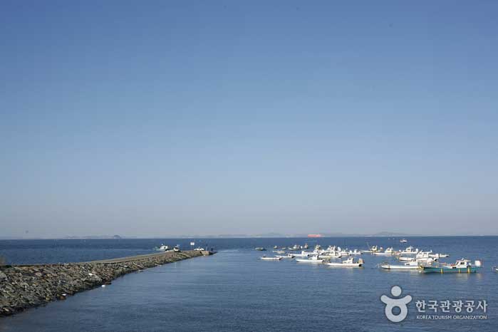 Vista del puerto de Dobido - Dangjin-si, Chungcheongnam-do, Corea (https://codecorea.github.io)