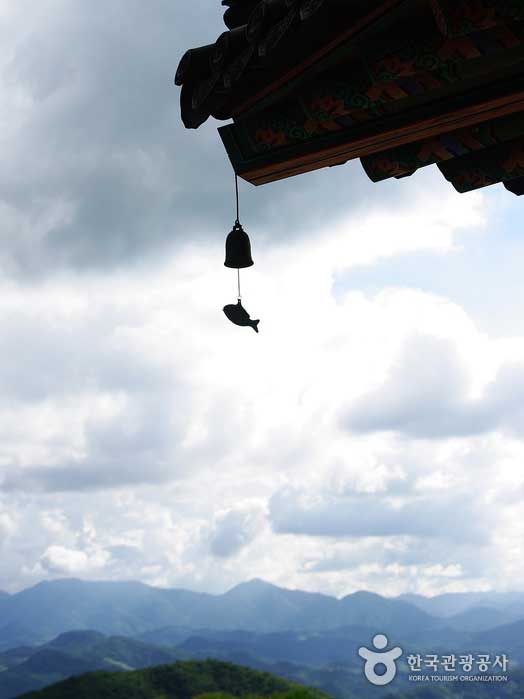 Звук пейзажа, кажется, распространяется в горы там внизу. - Чечон-си, Чунгбук, Корея (https://codecorea.github.io)