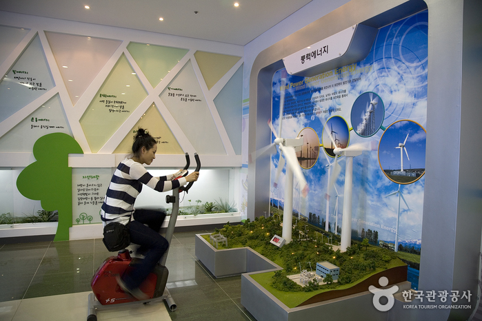 Wind power experience at the renewable energy exhibition hall - Mungyeong, Gyeongbuk, South Korea (https://codecorea.github.io)