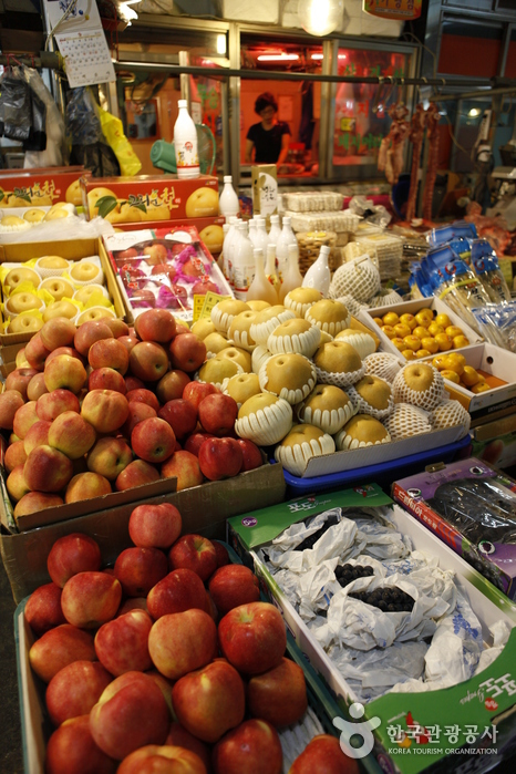 Традиционный рынок, рынок Самгул, Jeongeup - Jeongeup-си, Чоллабук-до, Корея