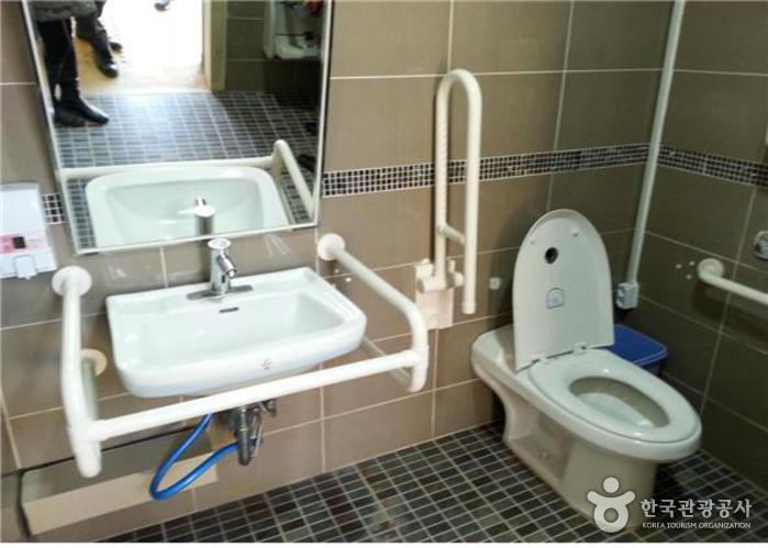 Improved disabled toilet interior - Yongin-si, Gyeonggi-do, Korea (https://codecorea.github.io)
