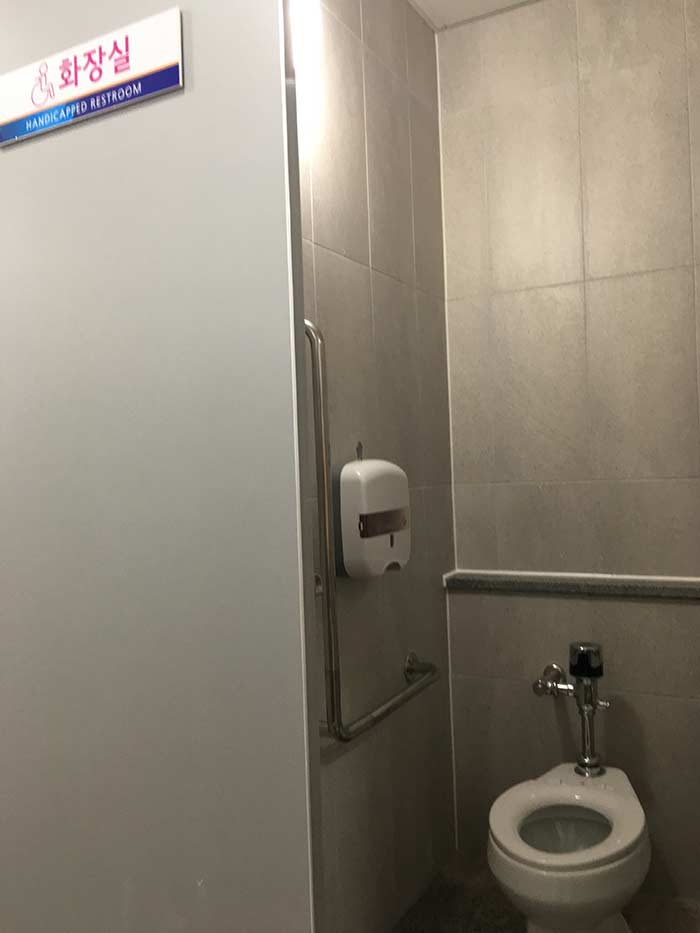 障害者用トイレのシャワーへの設置 - 韓国、忠南、保寧 (https://codecorea.github.io)