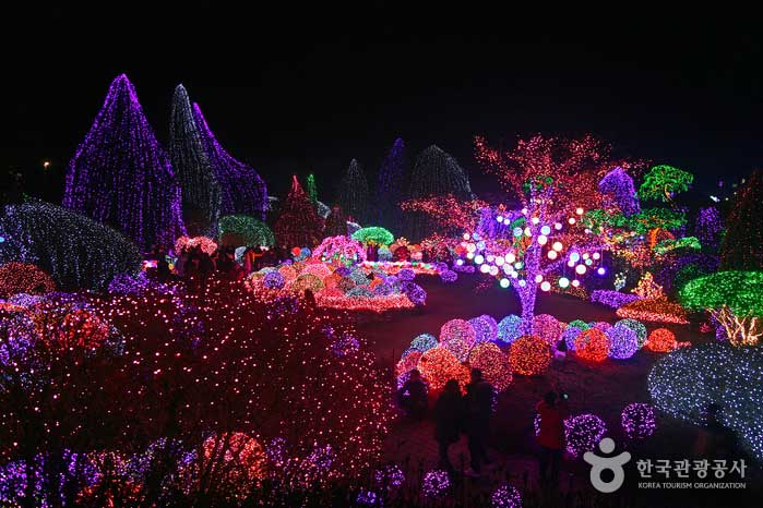 Декорации из садовой обсерватории Hagyeong - Gapyeong-gun, Южная Корея (https://codecorea.github.io)