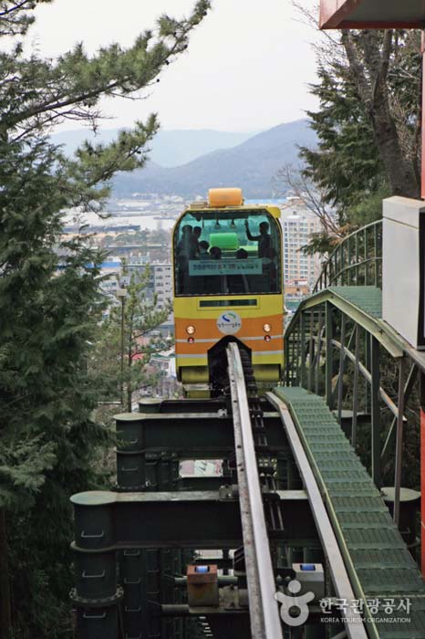 Монорельс вагон в Императорском горном парке - Чангвон, Кённам, Южная Корея (https://codecorea.github.io)