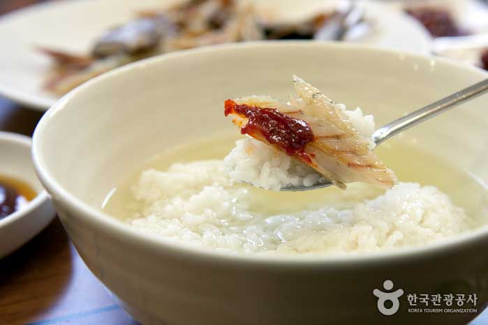 Lorsque vous n'avez pas d'appétit, il est préférable de ne pas mettre d'eau dans le riz - Yeonggwang-gun, Jeollanam-do, Corée (https://codecorea.github.io)