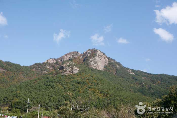 Vue sur la montagne de Sanbangsan - Geoje-si, Gyeongnam, Corée (https://codecorea.github.io)