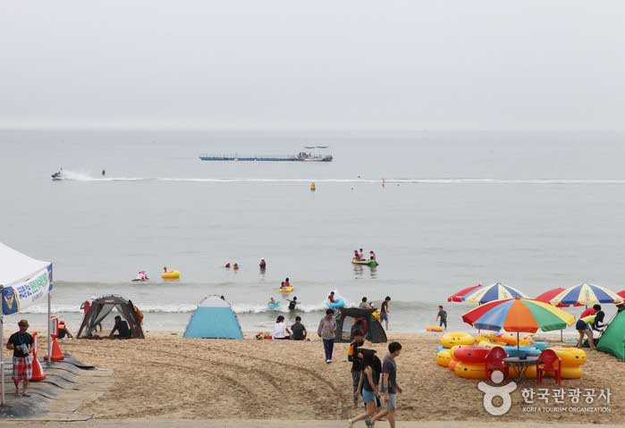 Take a bath at Daecheon Beach where the Mud Festival takes place! - Boryeong, South Korea (https://codecorea.github.io)