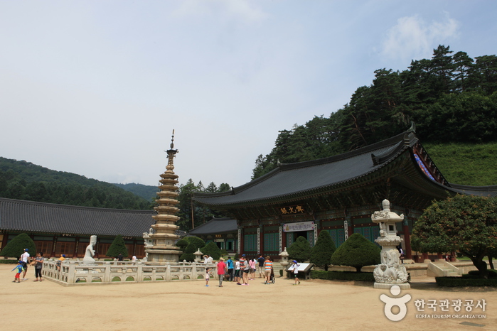National Treasure Palgakgu Stone Pagoda y Stone Bodhisattva Statue - Pyeongchang-gun, Gangwon-do, Corea (https://codecorea.github.io)