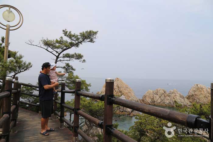 Blick von der Spitze von Dundaeam - Samcheok-si, Gangwon-do, Korea (https://codecorea.github.io)
