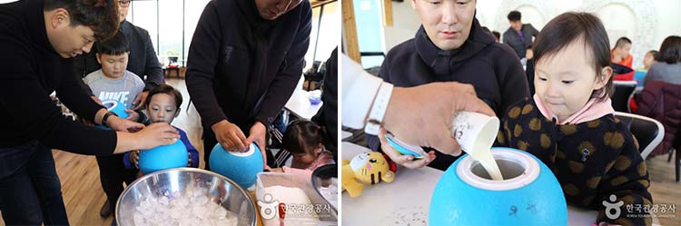Making antler ice cream - Yeongdong-gun, Chungbuk, Korea (https://codecorea.github.io)
