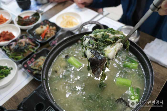Südöstliche Delikatesse Dodari Beifuß - Namhae-gun, Gyeongnam, Südkorea (https://codecorea.github.io)