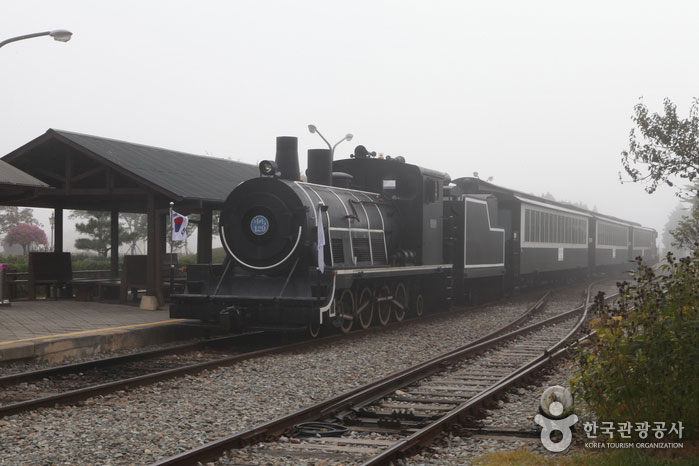 Steam locomotive from Seomjin River Train Village - Gokseong-gun, Jeonnam, Korea (https://codecorea.github.io)