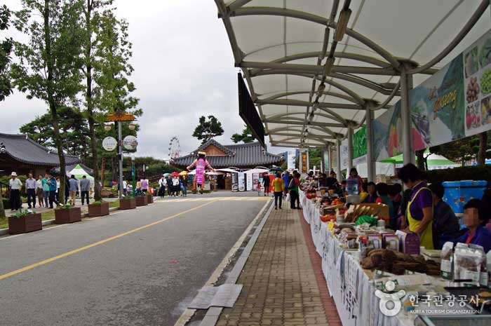 Farm Market selling grain and agricultural products - Gokseong-gun, Jeonnam, Korea (https://codecorea.github.io)