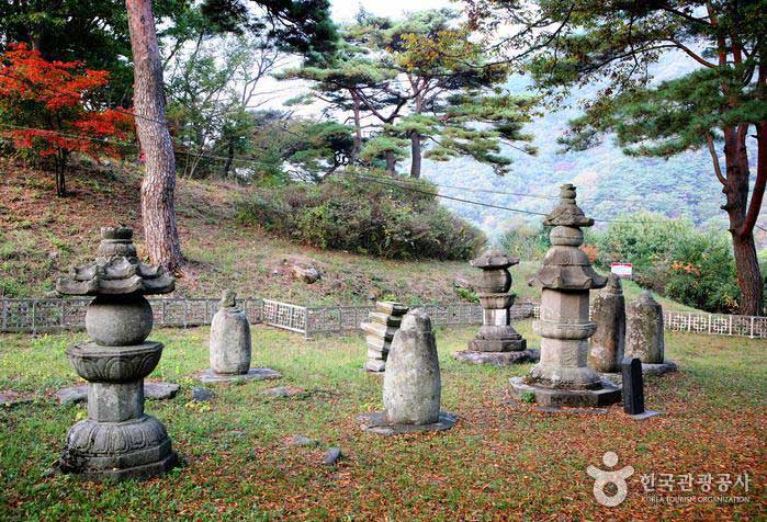 Budo-pistola del templo Murangsa - Condado de Buyeo, Chungnam, Corea del Sur (https://codecorea.github.io)