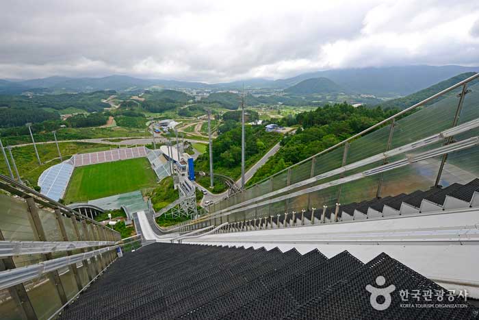 View from Alpensia Ski Jump - Pyeongchang-gun, Gangwon, South Korea (https://codecorea.github.io)